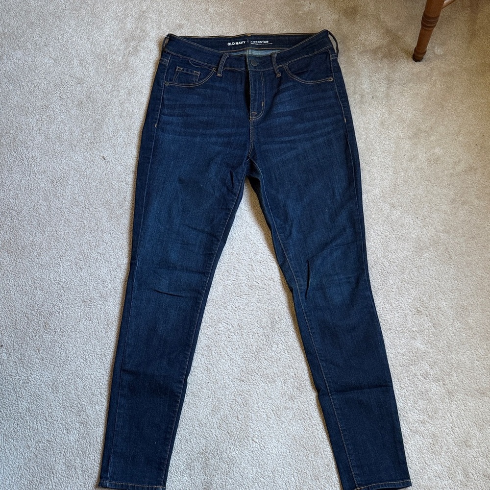 Old Navy Women's Dark Indigo Skinny Jeans
